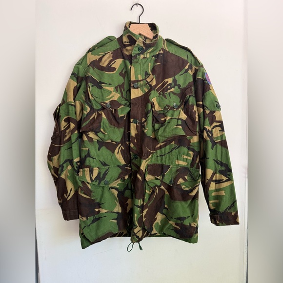 British Army DPM Combat Smock Field Jacket 51 Highland Division 170/104 1988-94 - Picture 1 of 13